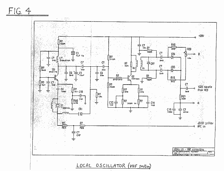 MaComm Whitebox Local Osc. VHF Circuitry