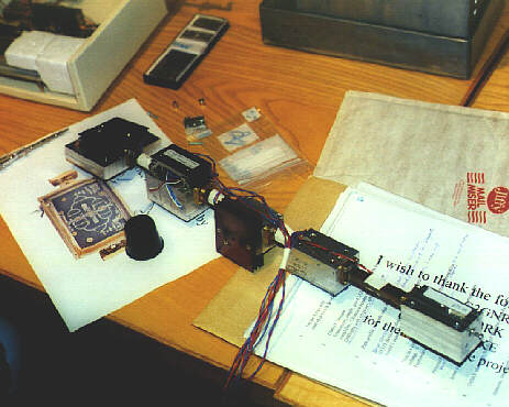 The 500mW, 24GHz amplifier on test