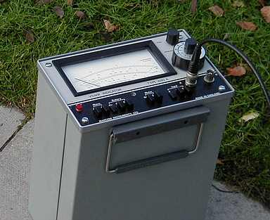 audio level meter used in antenna tests