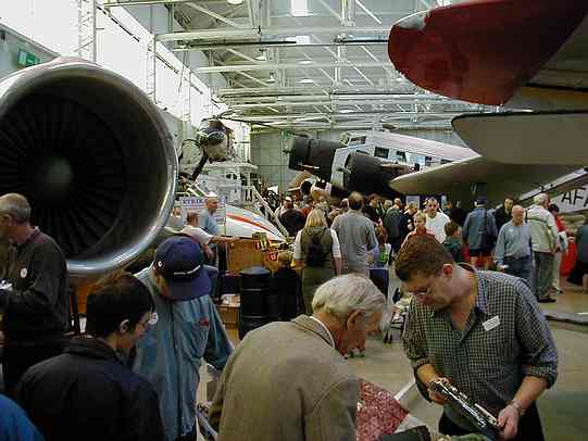 Inside Hangar 1 - general scene